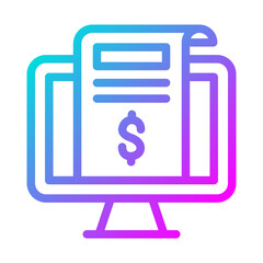 Wall Mural - subscription model icon