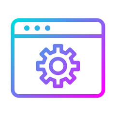 Wall Mural - web optimization icon