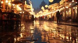 Fototapeta Londyn - Vintage Tone Blur Image Night Market , Bright Background, Background Hd