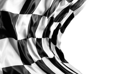 Canvas Print - Checkered racing flag