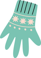 Wall Mural - Winter Glove Clothes