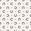 Vector illustration seamless texture composed with horseshoes prints