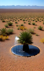 landscape in the valley