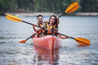 © georgerudy - Couple travelling by kayak