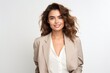 © Restyler - Young attractive woman dressed in business style. Successful business woman, employee, manager.