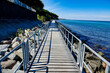 stairway to the sea , image taken in rugen, north germany, europe