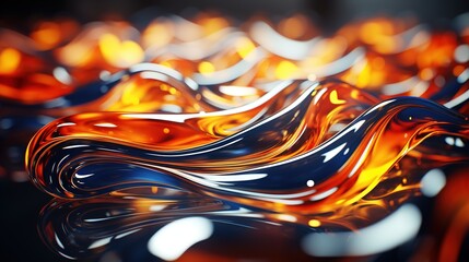 Sticker - abstract fire background