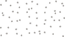 線画。線画タッチのクリスマスベクターイラスト。手描きの星。星空の背景。Line Drawing. Christmas Vector Illustration With Line Drawing Touch. Hand Drawn Stars. Starry Sky Background.
