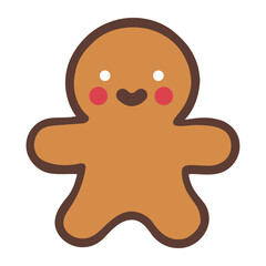 Sticker - christmas gingerbread character