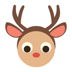 Sticker - christmas deer little