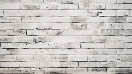 Wall Mural - white brick wall texture abstract vintage background