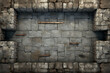 top down illustrated asset of an enclosed castle environment, material texture