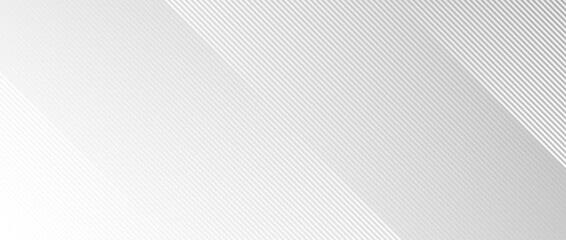 Wall Mural - abstract thin gray diagonal lines background. slanted parallel grey stripes wallpaper. vector silver