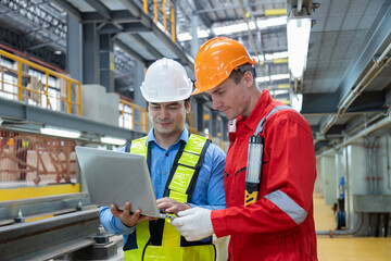 Transportation engineer consults on railway system work at maintenance center