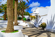 Beautiful architecture - street on Canarian islands - Spain