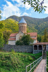 Wall Mural - Kvatakhevi a medieval Georgian Orthodox monastery in kartli