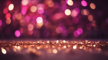 Abstract purple bokeh Christmas background