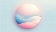 Serene Pastel Gradient Background for Professional Design Use, Soft Pink to Blue Transition