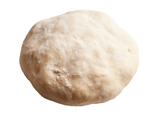 Poster - Raw dough isolated on transparent background 