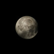 Full moon sharp telephoto close-up