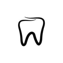 Poster - tooth logo icon