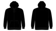 Vector apparel mockup zip up hoodie