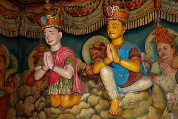 Wall Mural - Buddhists Jataka Statues, Monaragala,  Sri Lanka