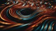 Illusion of a pulsating swirling vortex. AI generated
