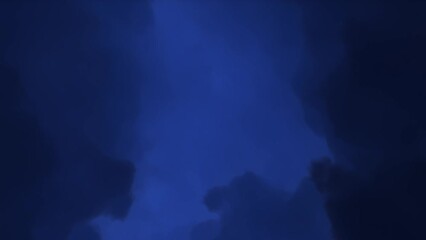 Wall Mural - flying through the stars and blue nebula in space. galaxy exploration through outer space towards gl