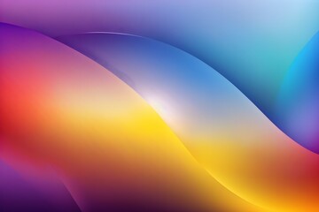 Wall Mural - Colorful abstract waving style background