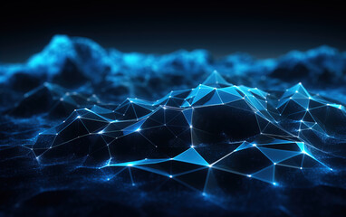 Sticker - computer network concept illustration,created with generative ai tecnology.