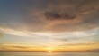 Time lapse video amazing Scene of Colorful sunset with Moving clouds background in nature and travel concept wide angle shot Panorama shot 3840x2160 resolution.