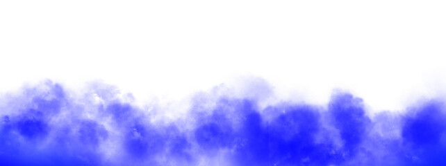 Wall Mural - blue color smoke transparent background. realistic fog or mist texture isolated on background. vecto