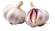 garlic on the transparent background