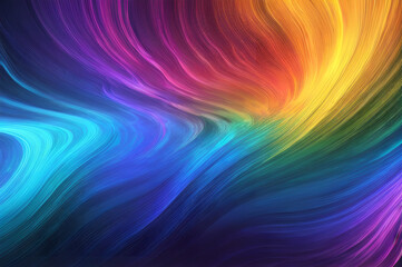 Poster - Light abstract wallpaper background design, multicolored modern style, Generative AI