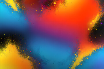 Poster - Light abstract wallpaper background design, multicolored modern style, Generative AI