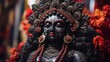 Hindu goddess Kali idol who is considered to be the god