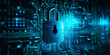 back plan digital security, padlock, security, antivirus, data, technologies
