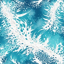 Seamless Watercolor Pattern With Grunge Splashes And Blots
