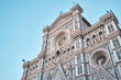 Facade of the Santa Maria del Fiore cathedral in Florence