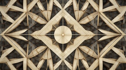 Wall Mural - Geometric patterns in the design of an iconic historic building