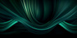 © TatjanaMeininger - Dark green abstract curtains background