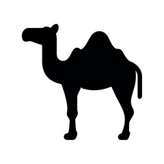 Wall Mural - camel silhouette icon