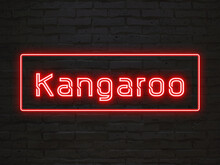 Kangaroo のネオン文字
