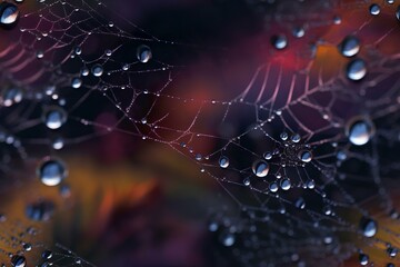 photography of spider web 