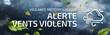 Alerte Vents Violents - Bannière Vigilance Météo