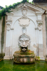 Wall Mural - Mascherone Fountain - Spoleto - Italy