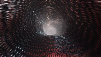 Wall Mural - Abstract Vortex Tunnel For VJ Loops