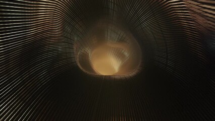 Wall Mural - Abstract 3D Tunnel Seamless Looping