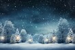 © top images - Winter night Christmas tale. Merry Christmas and Happy New Year concept. Background with copy space